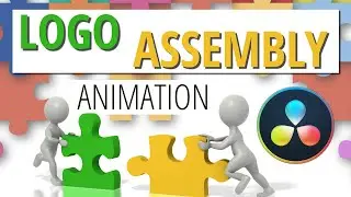 How to Take Apart a Logo and Animate it | DaVinci Resolve Fusion