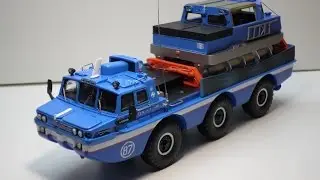 Обзор модели ЗиЛ 4906 Синяя Птица  DiP Models Часть 3