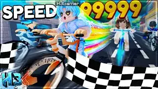 Mình TOP1 Cuộc Thi ĐUA XE ĐẠP?? Trở Thành NGƯỜI ĐẠP XE Nhanh Nhất Trong Bike Race Simulator | Roblox