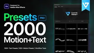 BEST TOOL FOR MOTION DESIGNERS | Presets Pro for After Effects | 