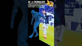 With only 2 clicks 😱, AI deciphered Ronaldo ⚽ - from Movie 🎬 in seconds.