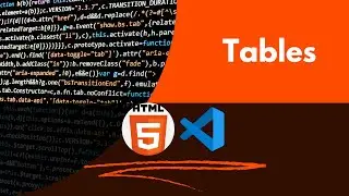 Tables in HTML | VS Code | Code Lounge