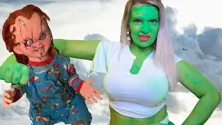 Chucky VS Hulk In Real Life!!
