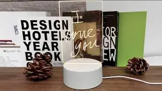 $14.99 DIY Led Night Light Note Board Holiday Light