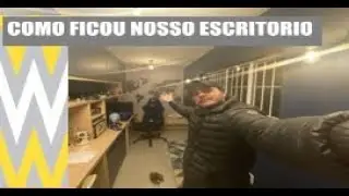 Como ficou o Escritorio da minha casa! Gamer.