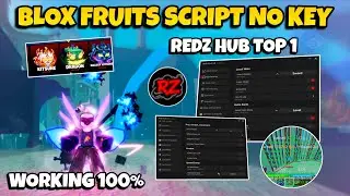 NEW Redz Hub Blox Fruits Script No Key - Auto Farm, Fruit Sniper, Max Level, Auto Raid, PvP & More