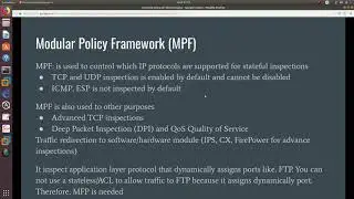 5 5 Firewall features on the Cisco Adaptive Security Appliance ASA 9.x
