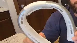 Nackenventilator – 7000 mAh tragbarer Nackenventilator, wiederaufladbar, LED Batterieanzeige, freihä
