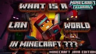 What is a LAN world in Minecraft?