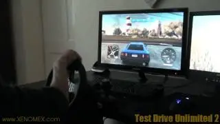 Test Drive Unlimited 2 - 24" Full Graphics + Logitech Wheel