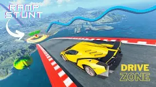 Drive Zone Online : Parkour / Ramp Stunt Game-play | (Android, IOS) Game Play