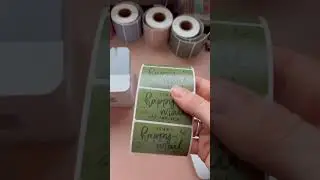 Easy to create any stickers with Vretti thermal printer D463B