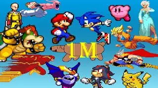 Mario vs Sonic vs Goku vs Kirby vs DC vs Marvel (1 Million Subscriber Special)