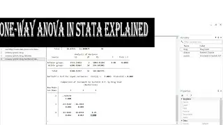 How to Perform One-way ANOVA in Stata