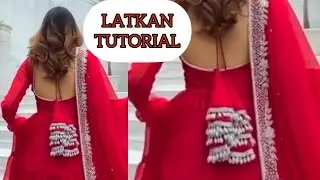 HOW TO MAKE LATKAN/TASSELS FOR LEHENGA OUTFIT| DIY USING LACE/FABRIC|
