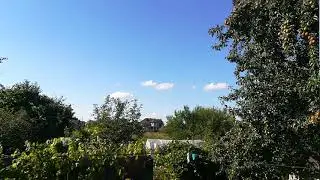 Таймлампс / облака движутся / движение облаков / 40x / Time-lapse