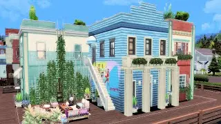 TEEN TOWNHOUSES - #NoCC Highschool Years Review | Sims 4