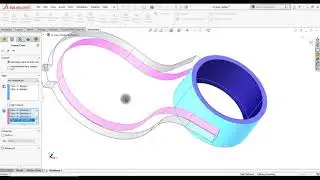 Non Linear Hyper Elastic Contact Analysis in SOLIDWORKS