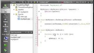 C   Qt 35   QThread part 6   Threading done correctly in Qt
