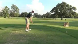 Ben Taylor with 3 Wood off of Tee