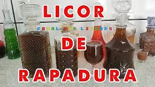 Licor de Rapadura - Como Fazer Licor de Rapadura