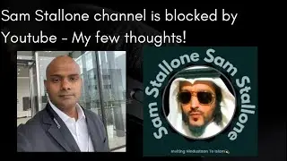 Sam Stallone Youtube channel is blocked - Thank you Arya Samaj & Youtube!