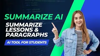 Summarize Your Lengthy Paragraph/Lessons Within a Second With This Powerful AI