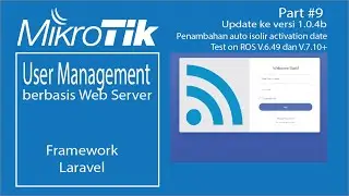 Auto Isolir Mikrotik dengan Customer Management Part 9 - Update v.1.0.4b - Mudah sekali