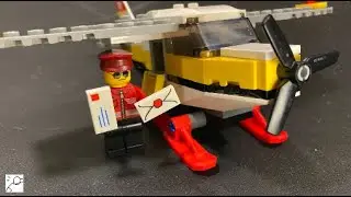 LEGO 60250 - City Mail Plane (Stop-Motion Build)
