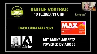 Back from Adobe MAX 2023