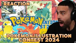 DARIO MOCCIA REAGISCE alle CARTE VINCITRICI del POKÉMON ILLUSTRATION CONTEST 2024
