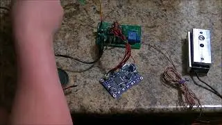A speech recognition combination lock - Electromagnetic lock controller escape room prop