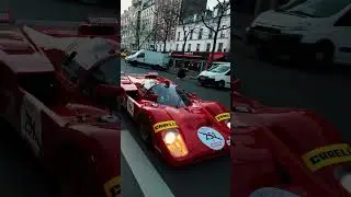 On croise une Ferrari 512 M dans les rues de Paris ! ♥️ #ferrari #ferrari512m #tourauto #lemans
