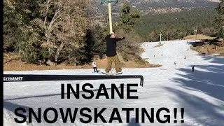 Insane Snowskating!!