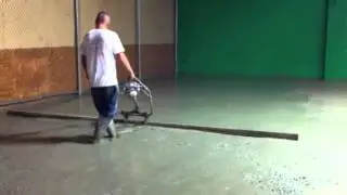 Pumping and leveling new concrete
