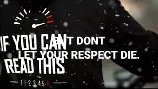 |DIE WITH RESPECT|#WHATSAPP_STATUS |Mr.status|
