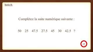 Psychometric Tests: Numerical suites (logic tests)
