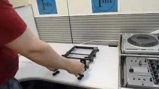Odyssey LstandM review and custom work for DJs DJ laptop stand customize Lstand M