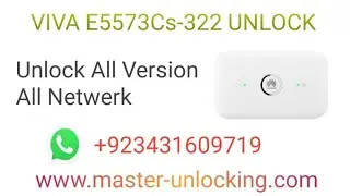 HOW TO UNLOCK VIVA E5573Cs-322  Viva  E5573Cs-322  Unlock All Version supported !