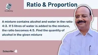 A mixture contains alcohol and water in the ratio 4:3. If 5 litres of water is added to the mixture