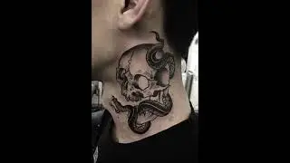 Beautiful  neck tattoos for men #shorts #youtubeshorts #reels #tattoo #tattooartist #viral #tattoos