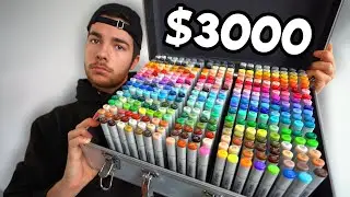 I Bought The World's Most Expensive Markers 👏👏 [MARKER REVIEW #7]