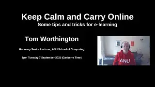 Keep Calm and Carry Online Webinar