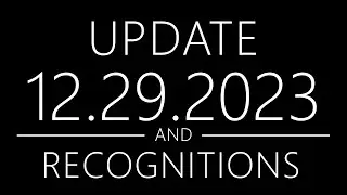 Final Thoughts on 2023, A Quick Update, and Recognitions