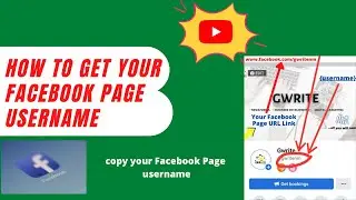 How to get your Facebook page username