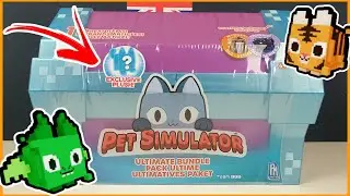 PET SIMULATOR PIXEL CHEST! Unboxing Pet Sim X 99 Ultimate Bundle Exclusive DLC codes inside