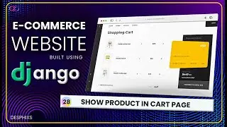 Show Product in Cart Page in E-commerce  Website using Django | EP. 28