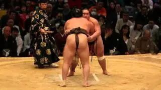 大相撲九州場所2015 白鵬vs照ノ富士