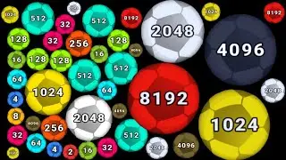 2048 MERGE FALLING BALLS - ASMR gameplay (level up balls) #gameparkarea #asmr #ball