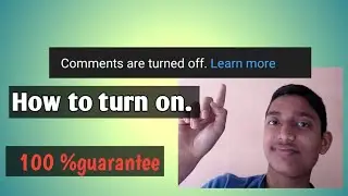How to able the comment section of your YouTube video. full informative....